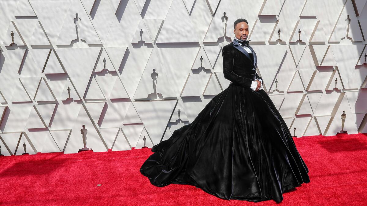 Oscars tuxedo dress cheap billy porter